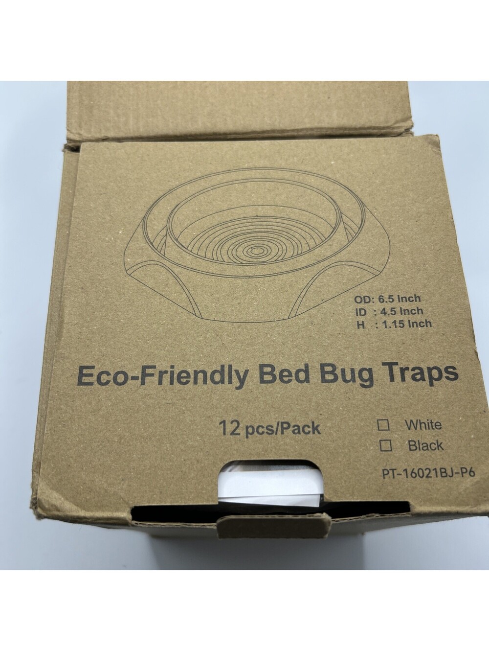Eco Friendly Bed Bug Traps Interceptors Furniture Bed Sofa Detectors 12 Pack New